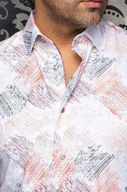 Men Au Noir Knit Shirt Terrence Multi (LS)