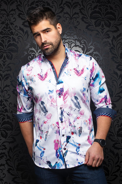 Men Au Noir Woven Shirt Toleman Black