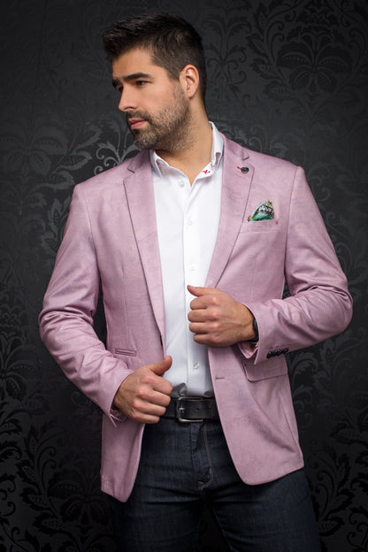 Men Au Noir Blazer Traveler Trans Pink