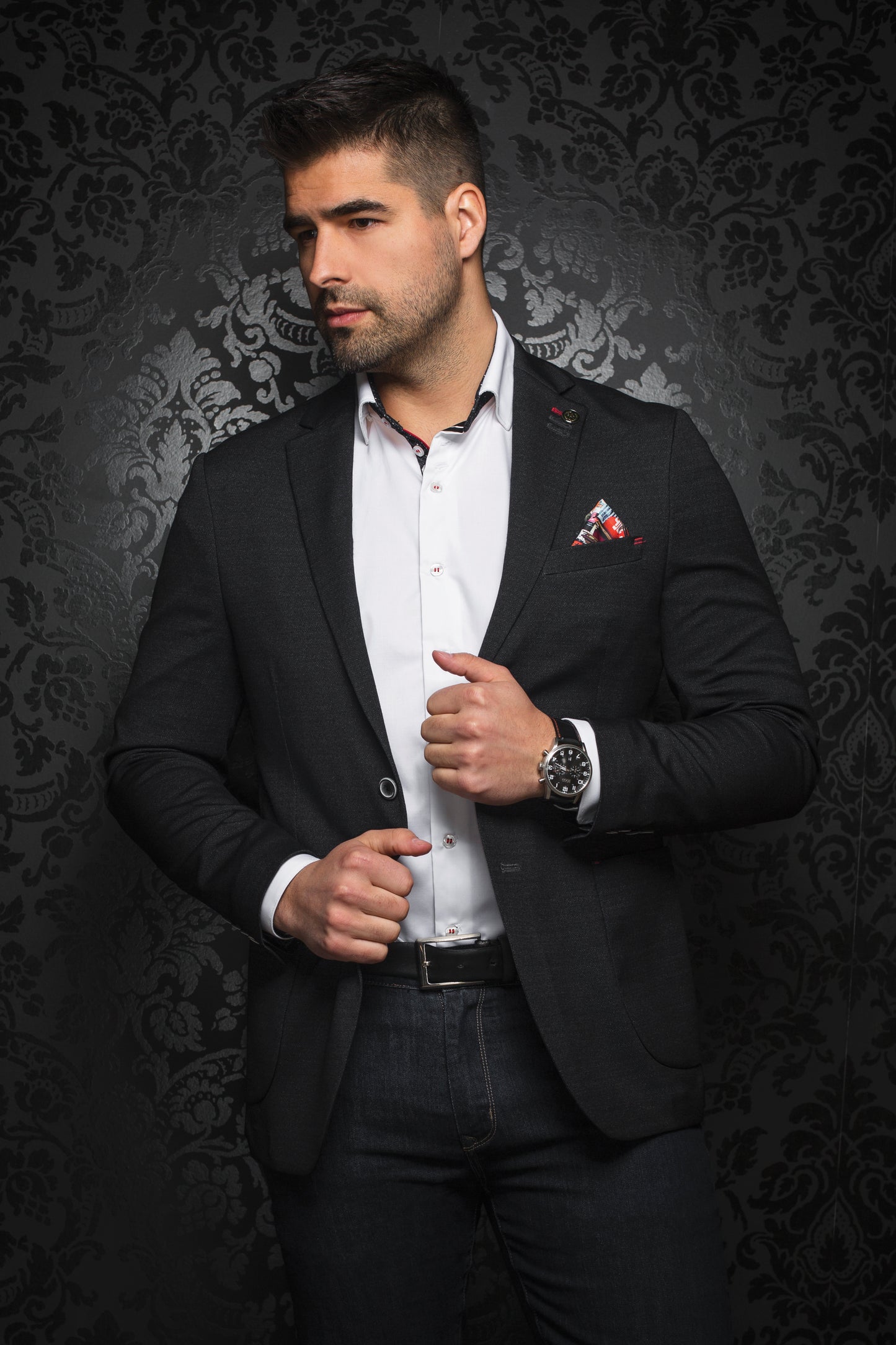 Men Au Noir Blazer Traveler Max