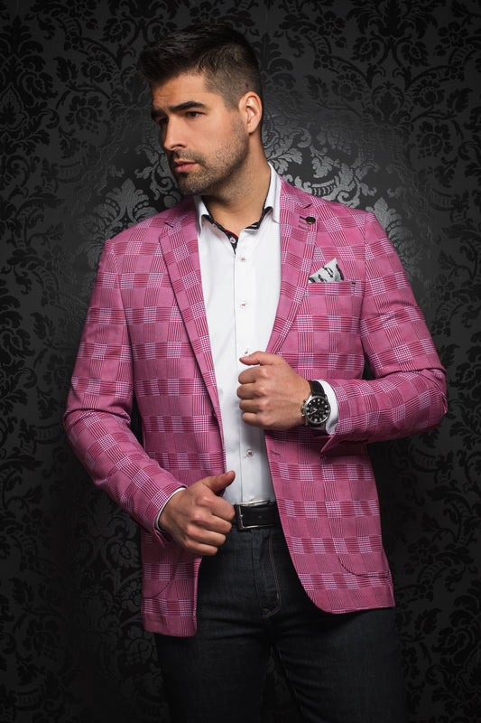 Men Au Noir Blazer Traveler Ozzy Red