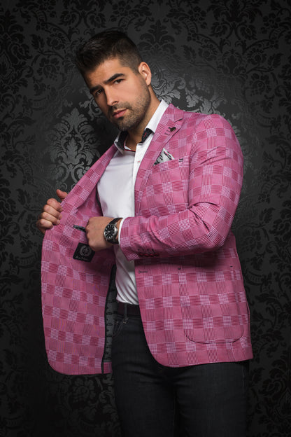 Men Au Noir Blazer Traveler Ozzy Red