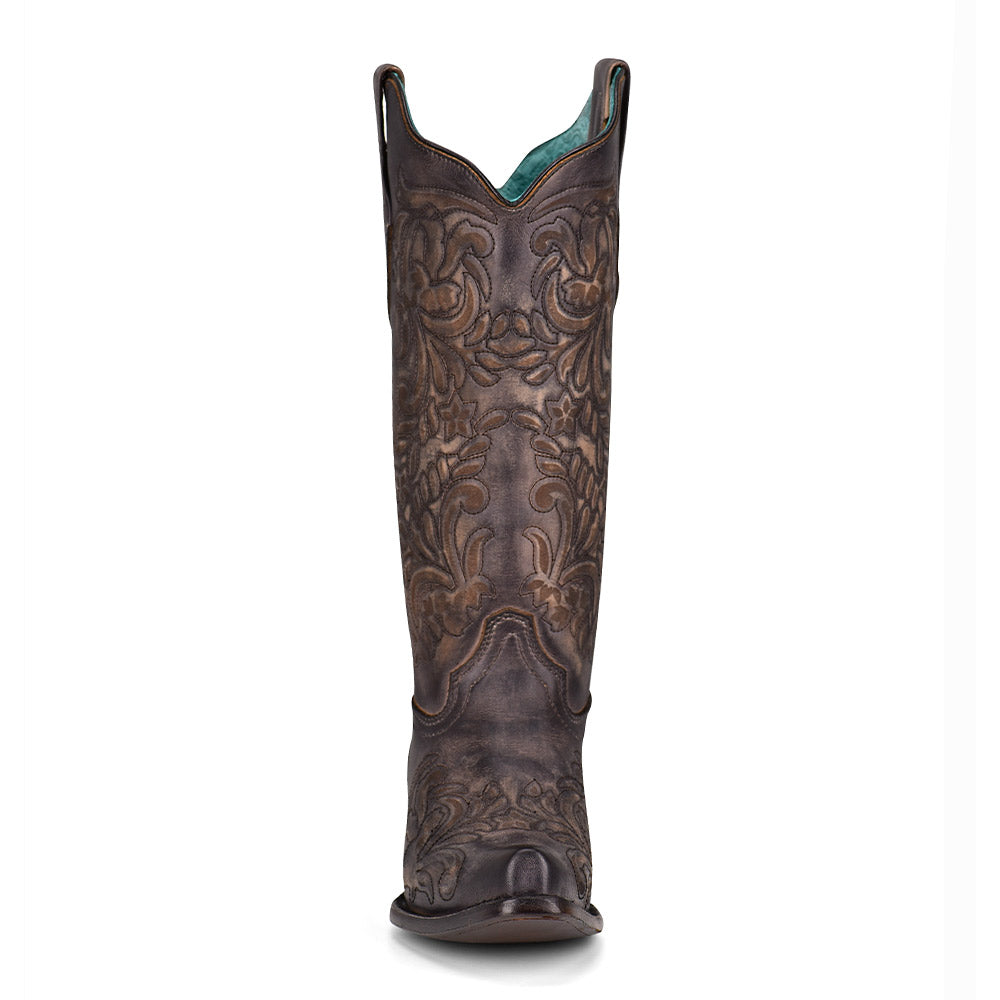Cowhide Boots, Pointed Toe - Women Corral Boots Z5021