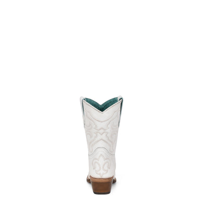 Cowhide Boots, Pointed Toe - Women Corral Ankle Boots Z5071