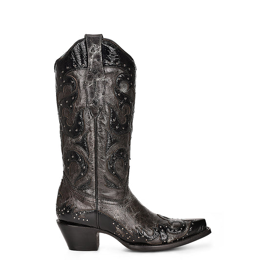 Women Corral Cowhide Boots Z5128