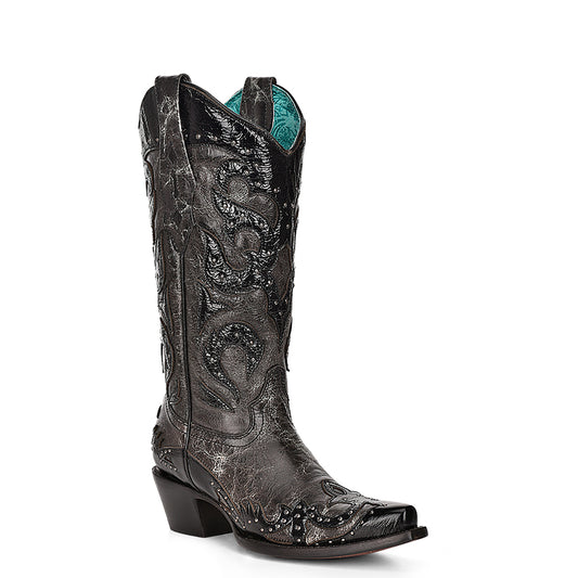 Women Corral Cowhide Boots Z5128