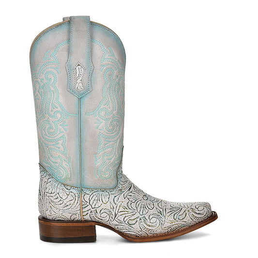 Cowhide Boots, Square Toe - Women Corral Boots Z5139