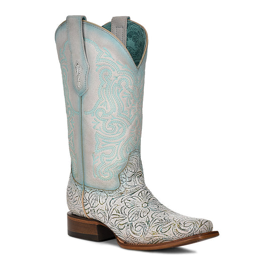 Cowhide Boots, Square Toe - Women Corral Boots Z5139