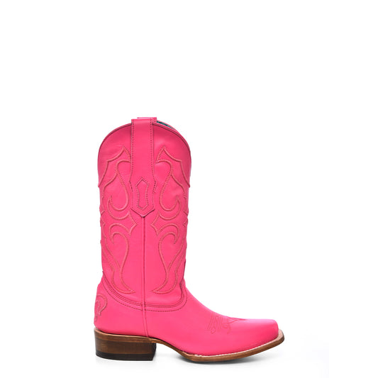 Cowhide Boots, Square Toe - Women Corral Boots Z5182