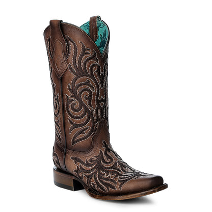Women Corral Cowhide Boots Z5301