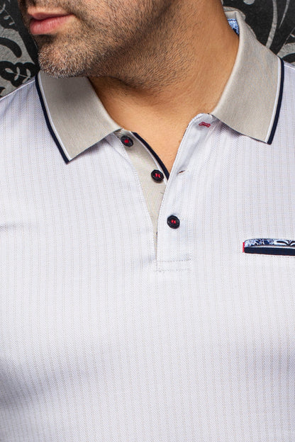 Men Au Noir Polo Zagora Sand