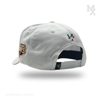 MX Baseball Cap Blanca Tricolor Trucker MX2006