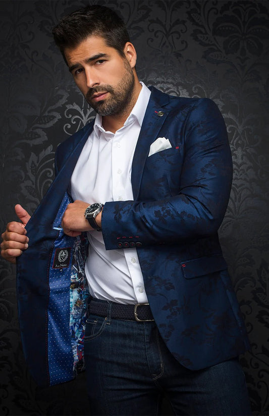 Men Au Noir Blazer Gordie Navy