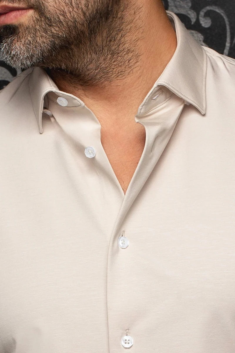 Men Au Noir Shirt Alexander SLD Bone