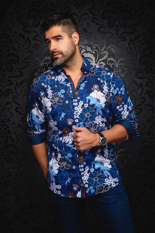 Men Au Noir Shirt Ambrosia Navy