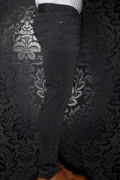Men Au Noir Jeans Johnny-SKD - Dark Goltham