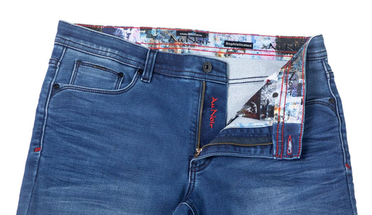 Men Au Noir Jeans Johnny-SKD Med Milano