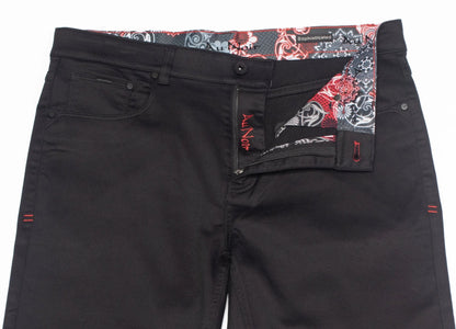 Men Au Noir Jeans Johnny SKC Black