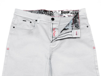 Men Au Noir Jeans Johnny SKC Optic White