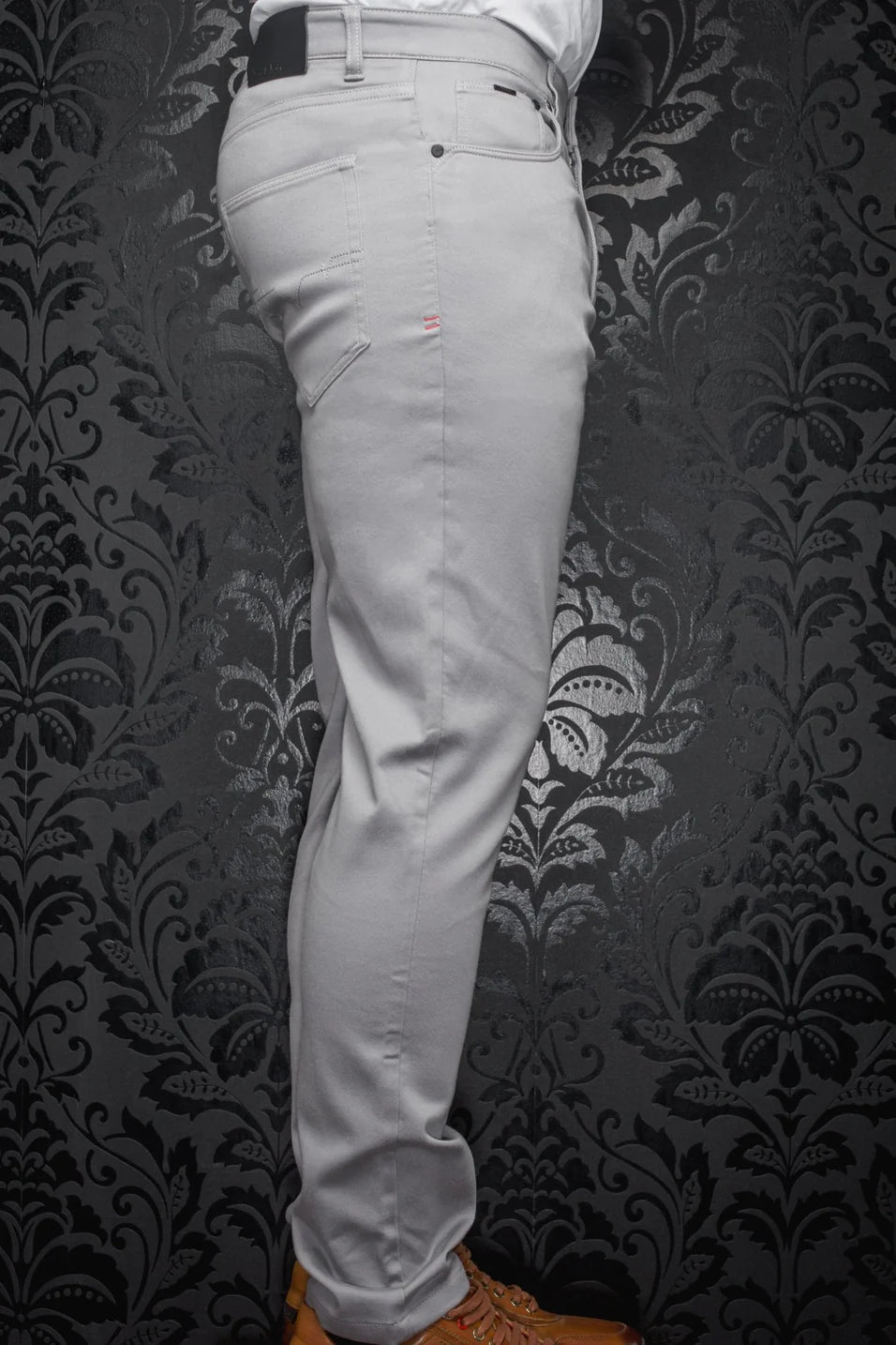 Men Au Noir Jeans Johnny SKC Silver