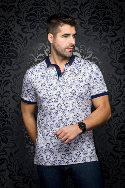 Men Au Noir Polo Adonis Stone