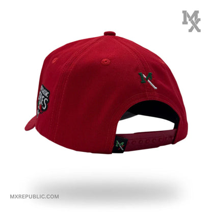MX Baseball Cap Roja Tricolor MX1017