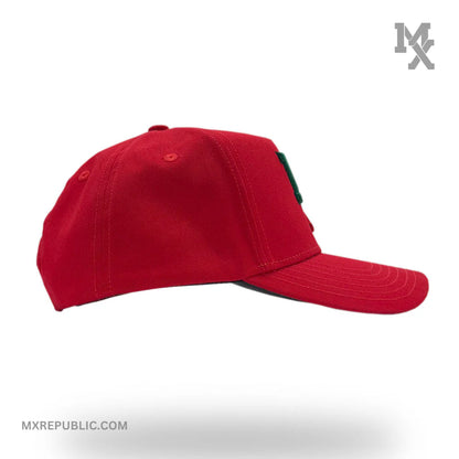 MX Baseball Cap Roja Tricolor MX1017