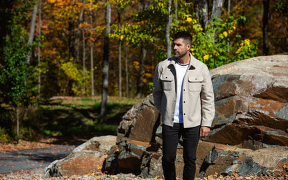 Men Au Noir OverShirt Danali Light Beige