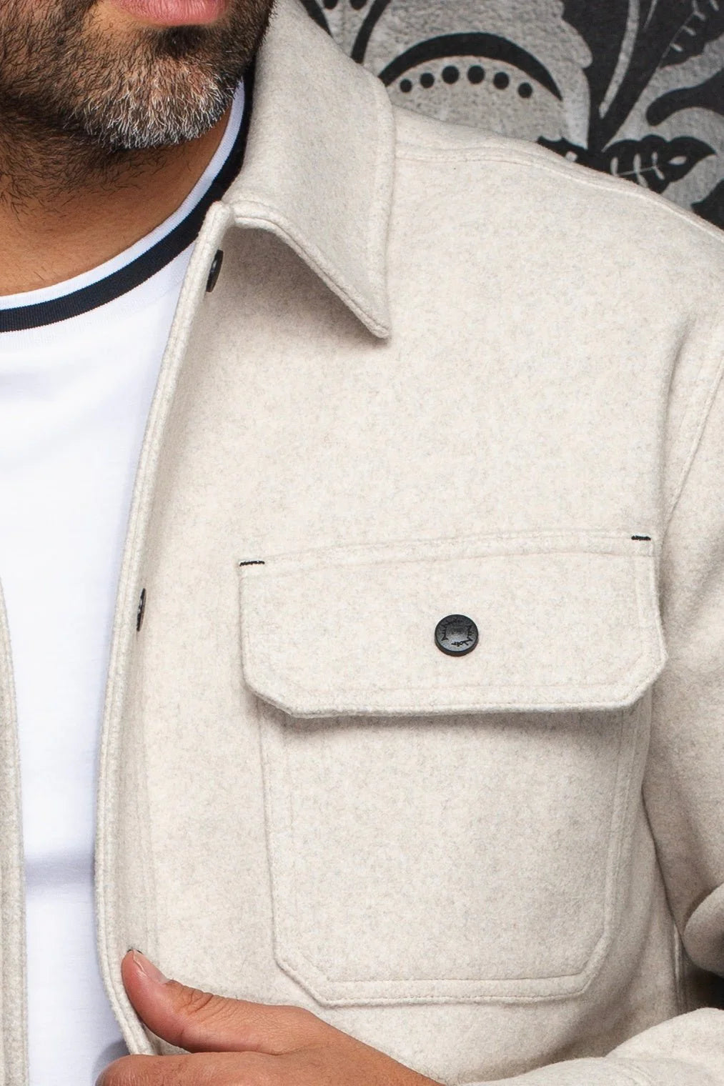 Men Au Noir OverShirt Danali Light Beige