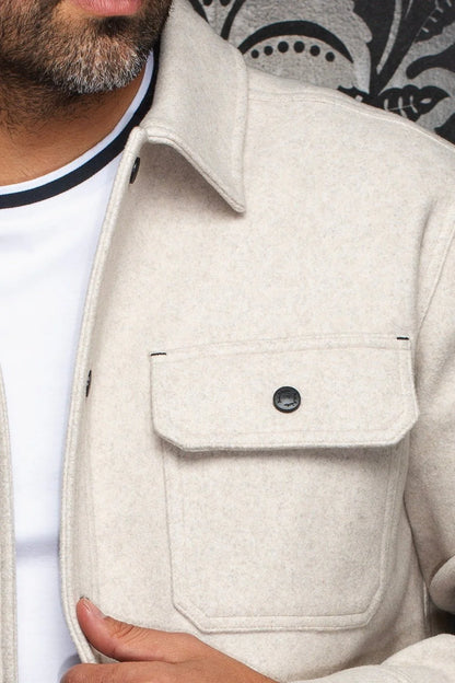 Men Au Noir OverShirt Danali Light Beige