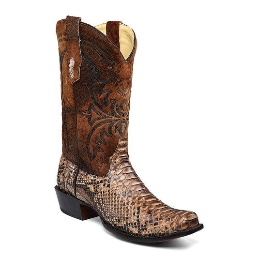 Men Corral Python Boots A4550