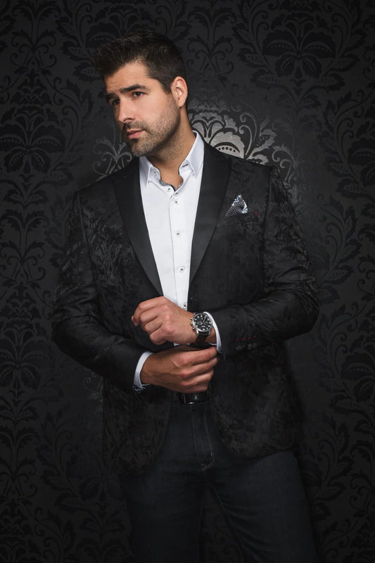 Men Au Noir Blazer Damon Black
