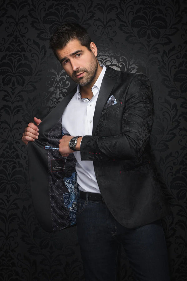 Men Au Noir Blazer Damon Black