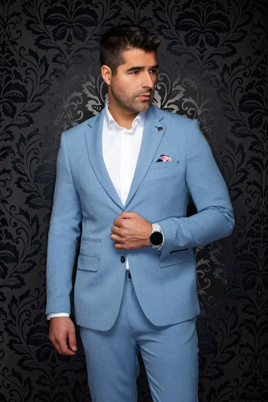 Men Au Noir Blazer Daxx Cerulean