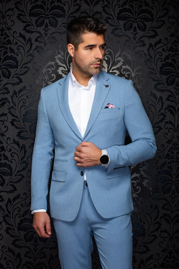 Men Au Noir Blazer Daxx Cerulean