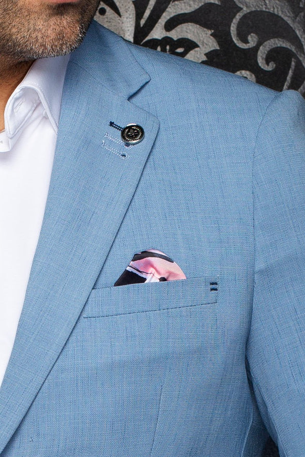 Men Au Noir Blazer Daxx Cerulean