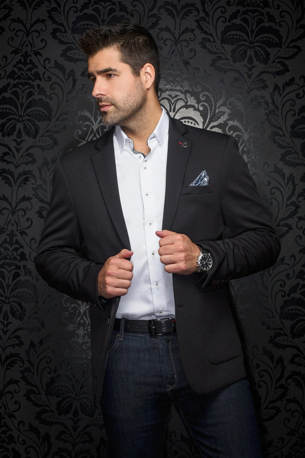 Men Au Noir Blazer Delon Black