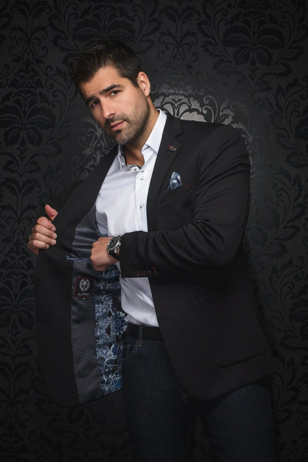 Men Au Noir Blazer Delon Black
