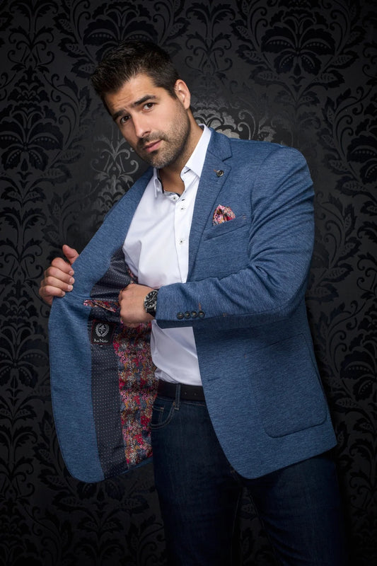 Men Au Noir Blazer Delon Denim