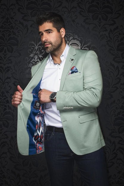 Men Au Noir Blazer Glover Green