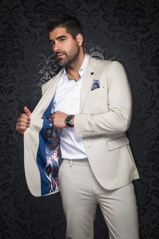 Men Au Noir Blazer Glover Stone