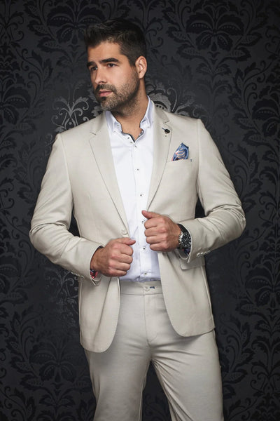 Men Au Noir Blazer Glover Stone