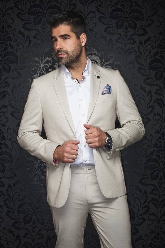 Men Au Noir Blazer Glover Stone