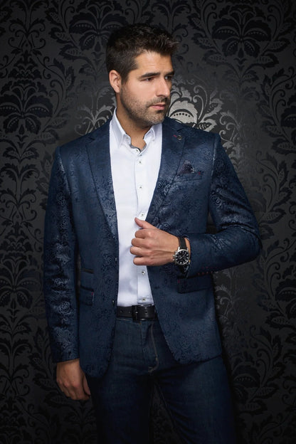 Men Au Noir Blazer Travolta Navy