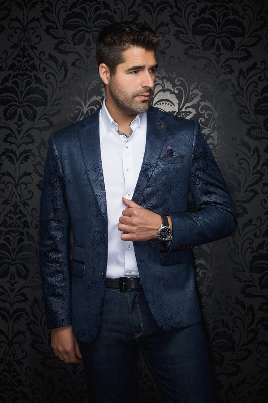 Men Au Noir Blazer Travolta Navy